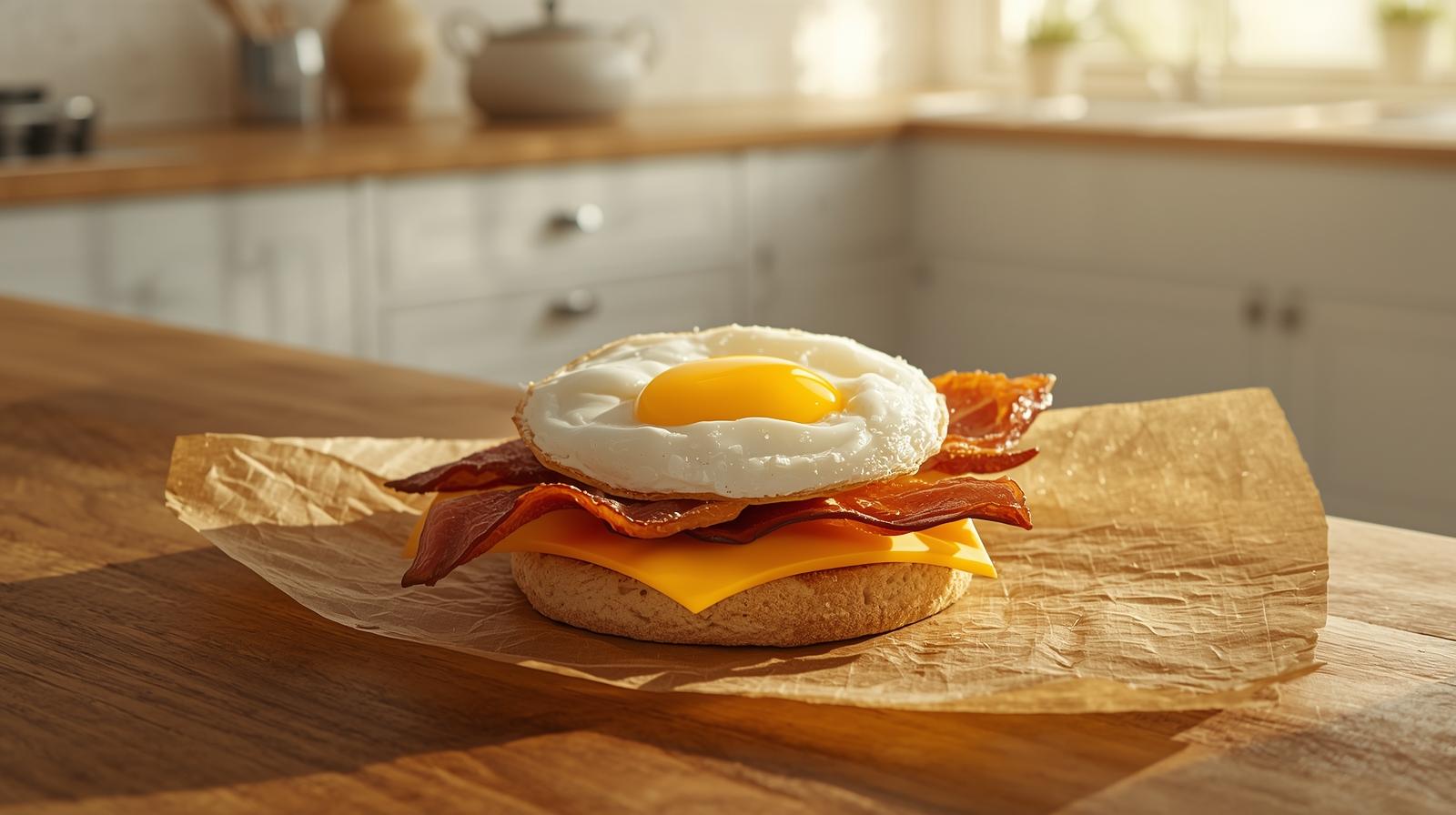 Low-Calorie Breakfast Sandwich