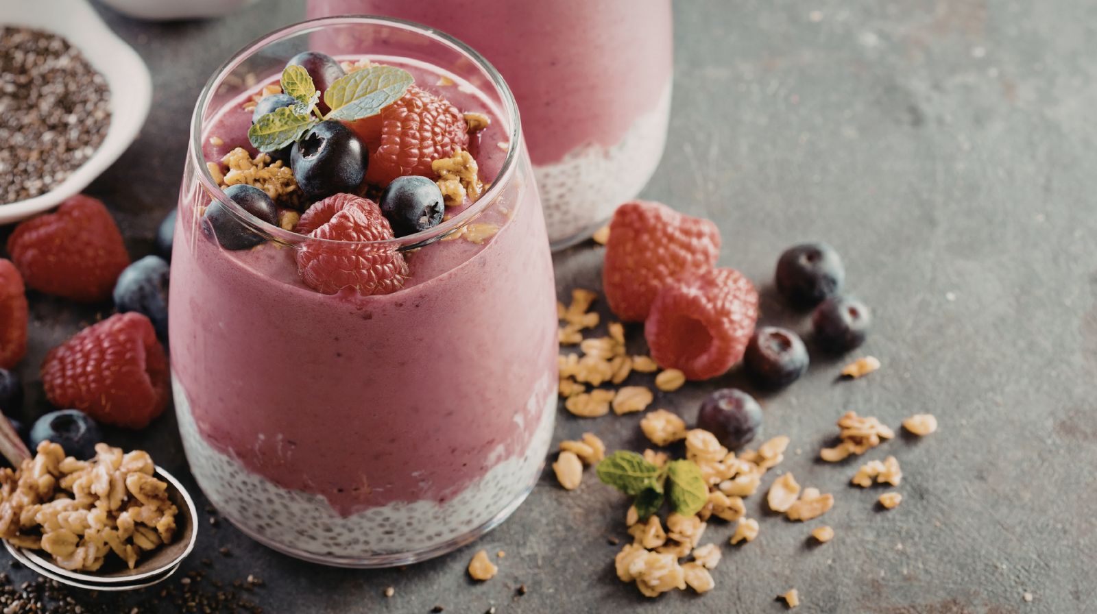 Raspberry Chia Slim Smoothie
