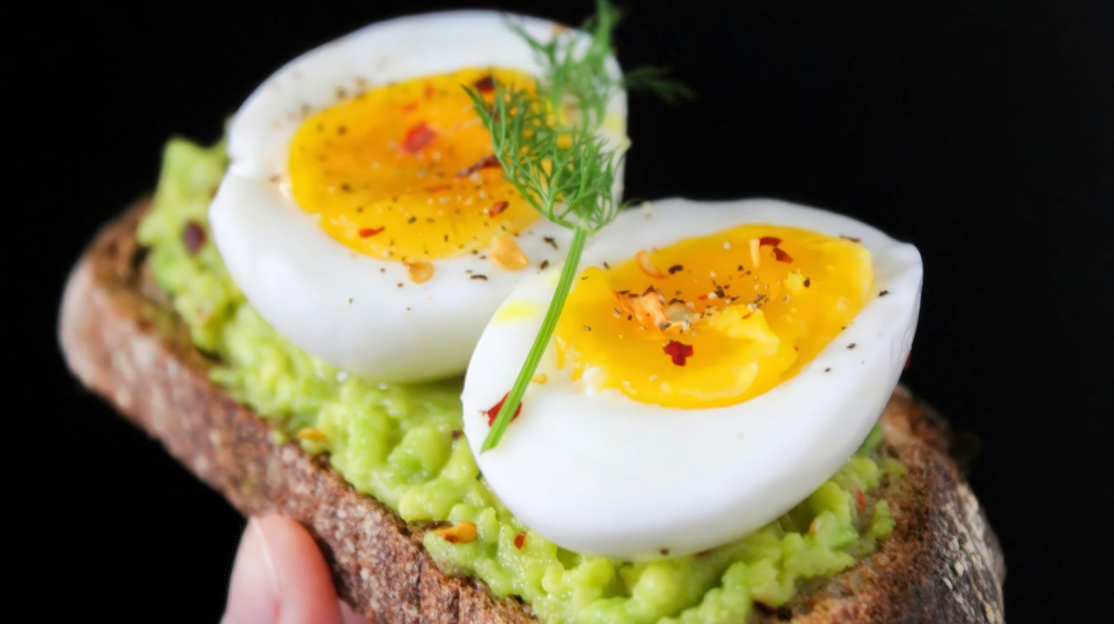 Avocado Egg White Toast