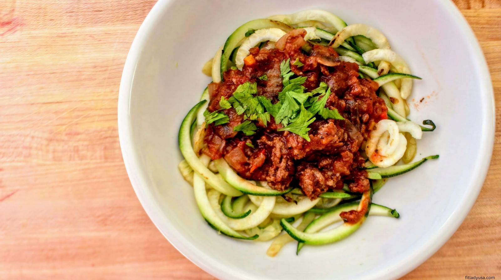 Zucchini Noodles with Tomato Sauce